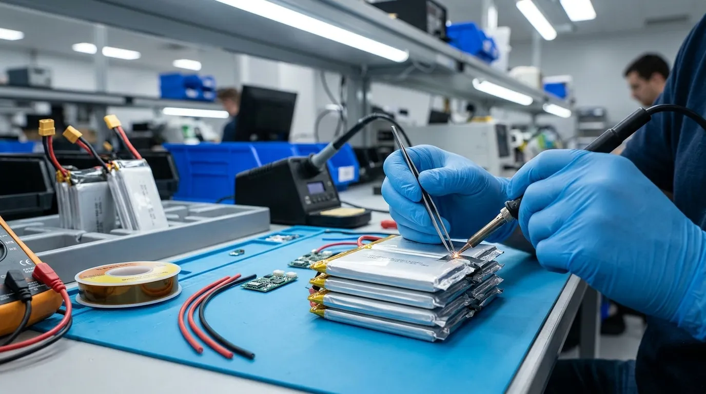 Fabricant d’assemblage de batteries LiPo