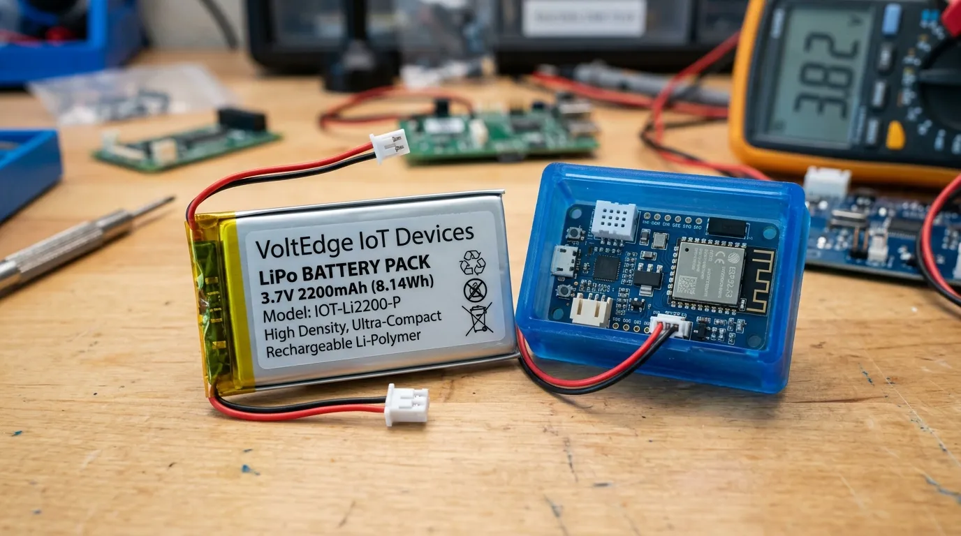 Batterie LiPo pour appareils IoT