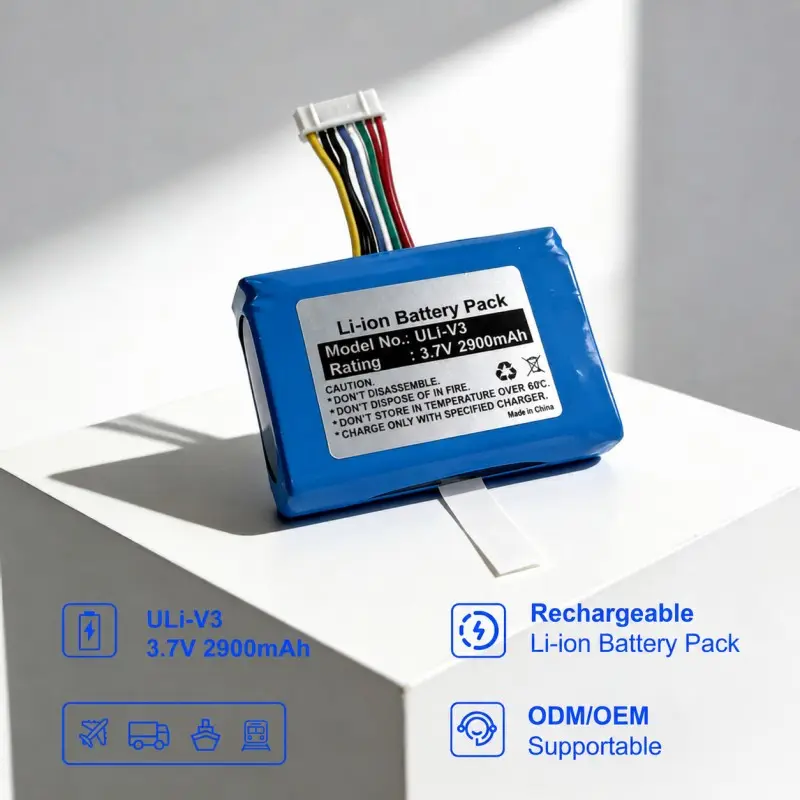 Solution de batterie de remplacement 3,7V 2900mAh pour équipements de paiement portables