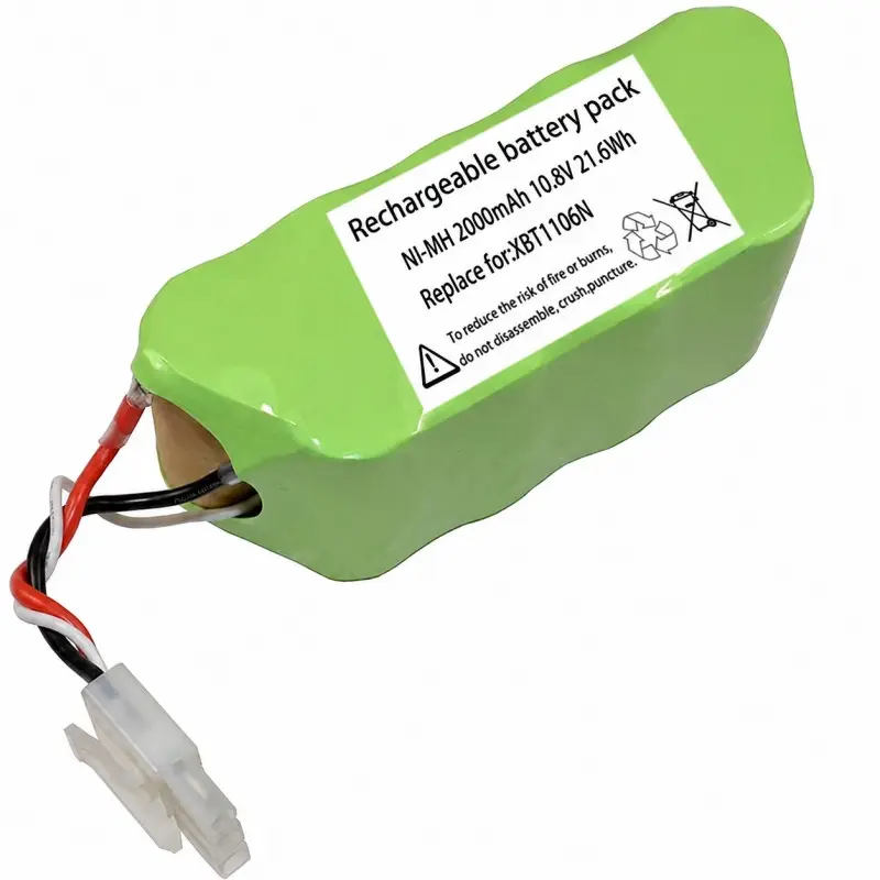 Batterie de remplacement de l’aspirateur Shark avec piles NiMH de 10,8V 2000mAh
