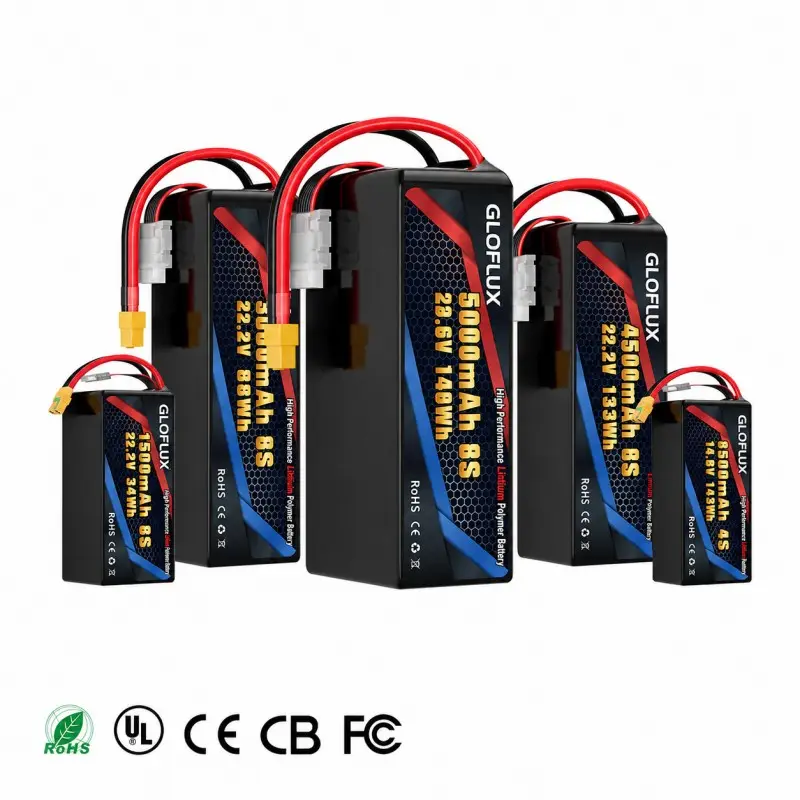 Batterie LiPo à haute décharge pour drones de course FPV, avions RC et quadricoptères