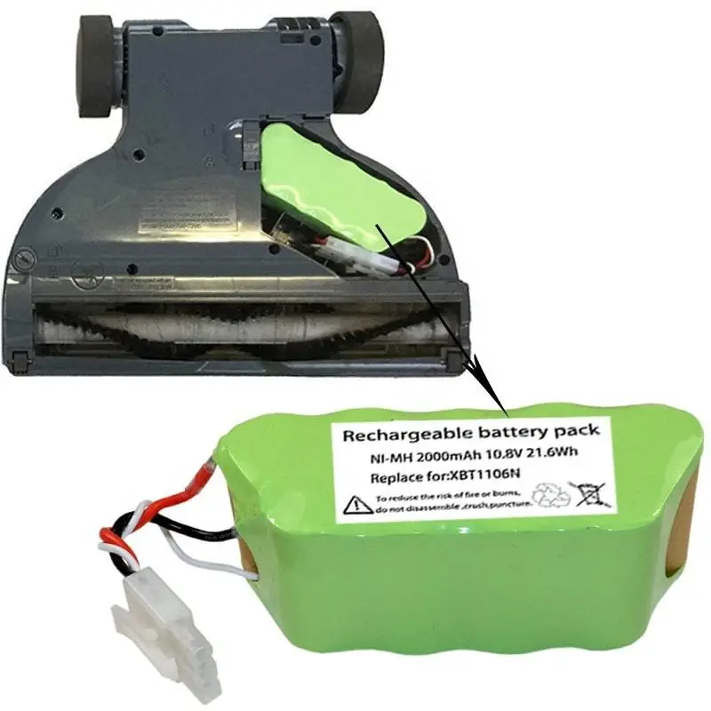 Remplacement de l’aspirateur Shark Stick sans fil 10,8V 2000mAh batterie rechargeable NiMH