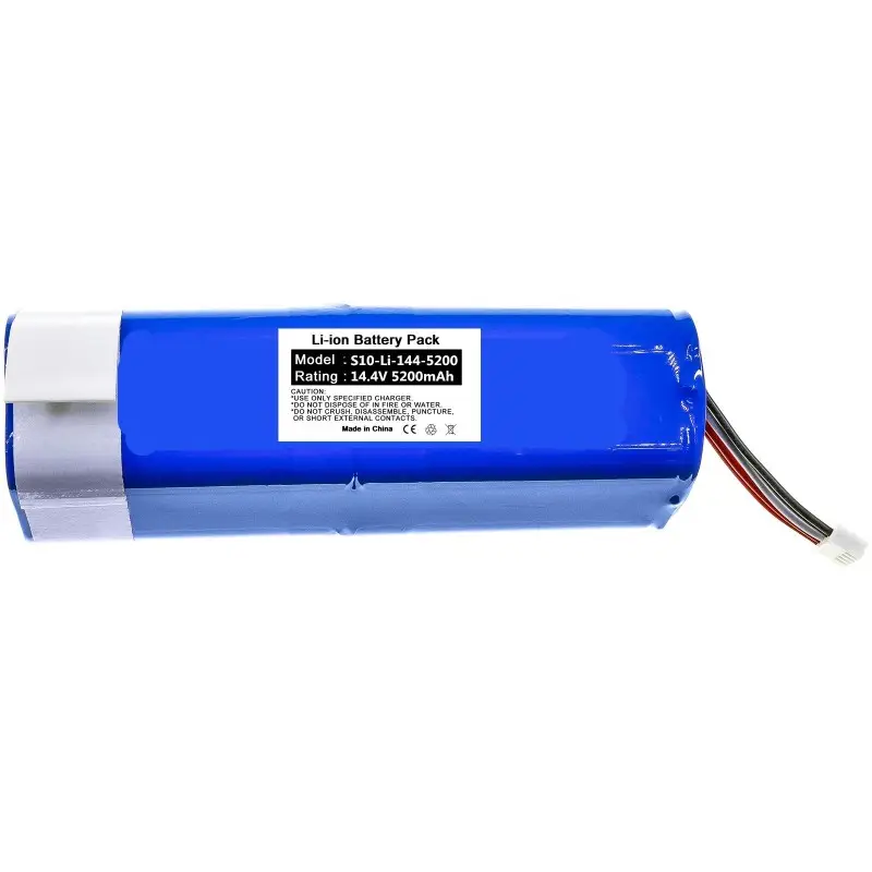 14,4V 5200mAh S10-Li-144-5200 Batterie de remplacement pour aspirateur