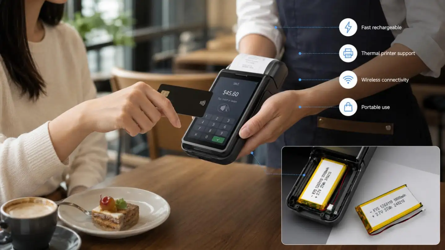 Batterie Li-ion pour bornes POS