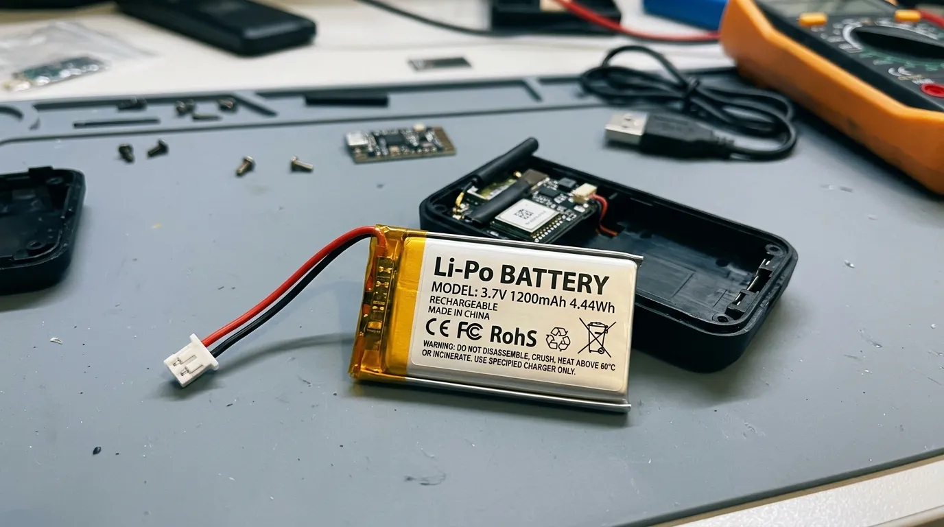 Batterie LiPo pour dispositifs de suivi