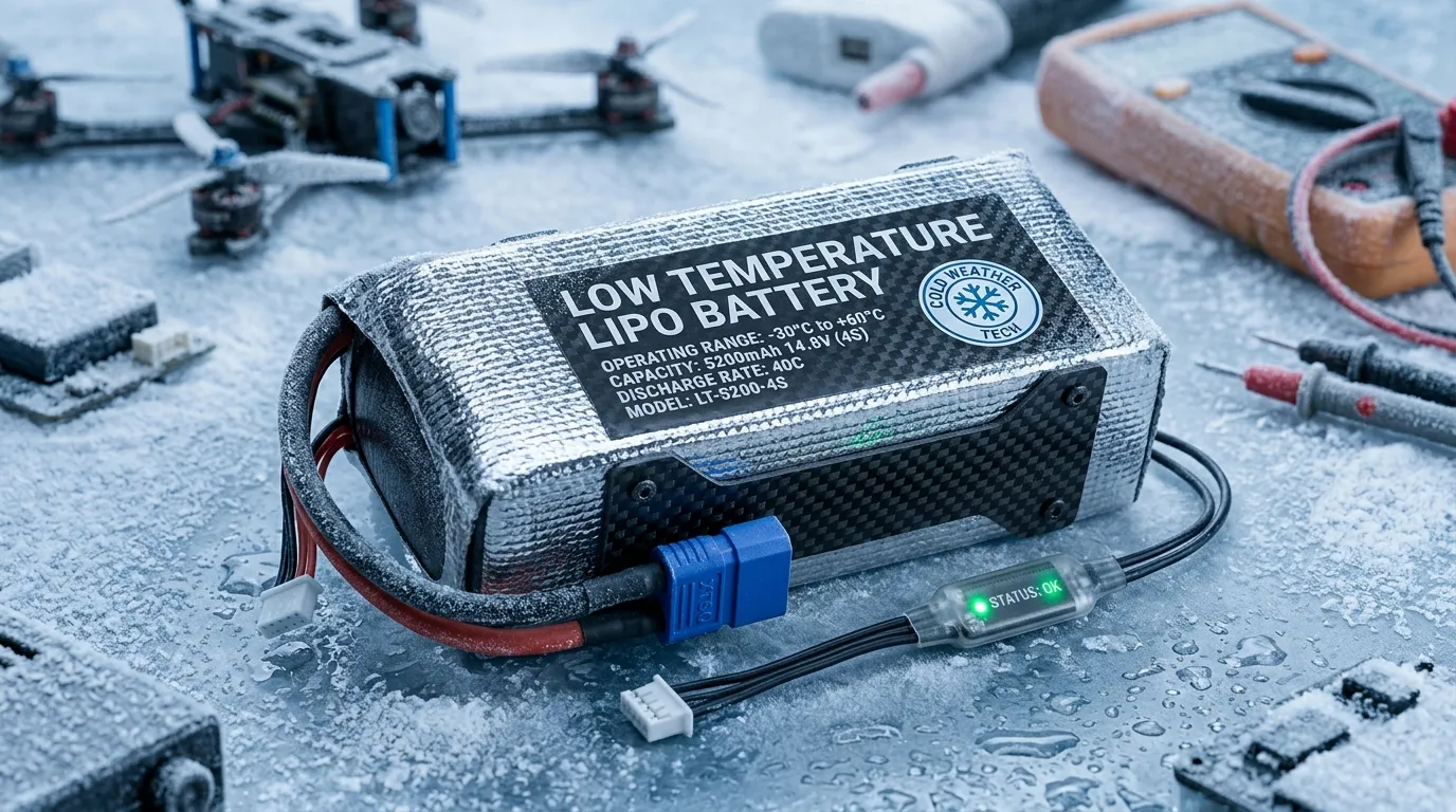 Batterie LiPo à basse température