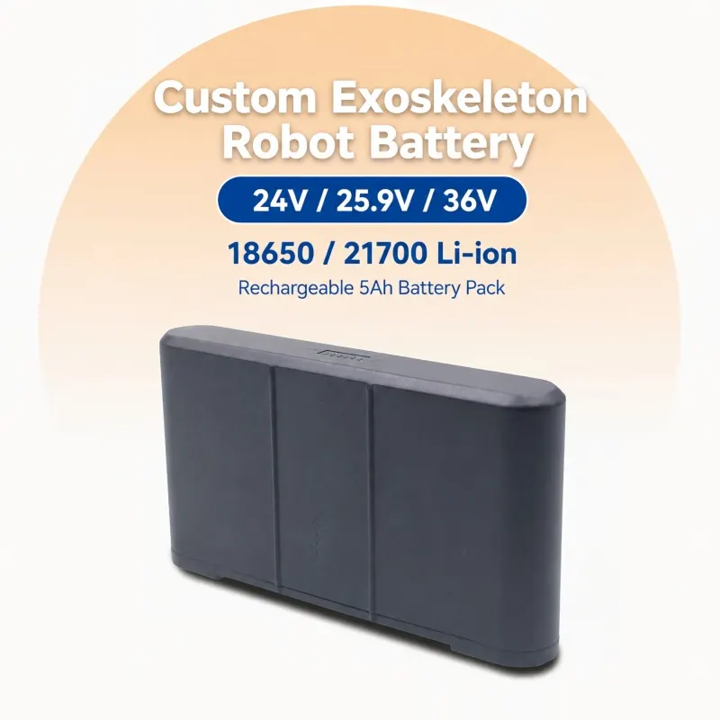Pack batterie lithium-ion rechargeable 5Ah pour robots exosquelettes portables