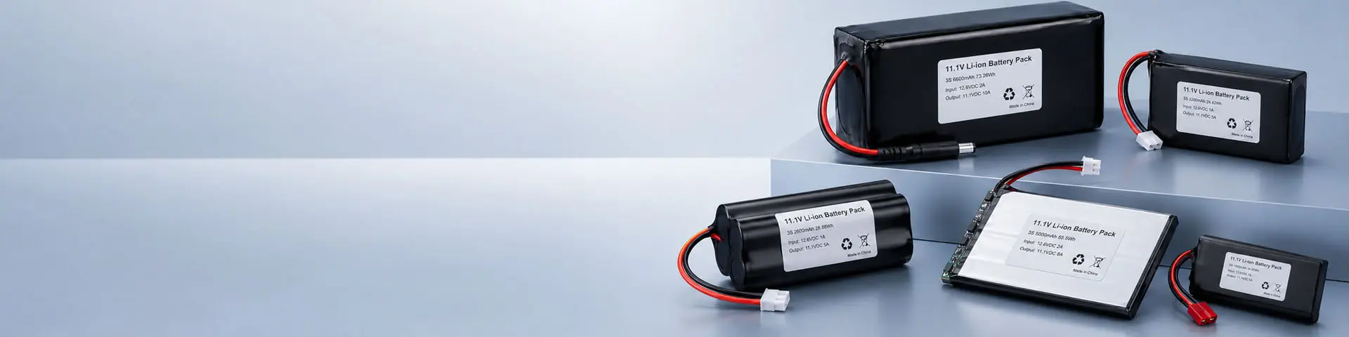 Packs de batteries lithium 11,1V