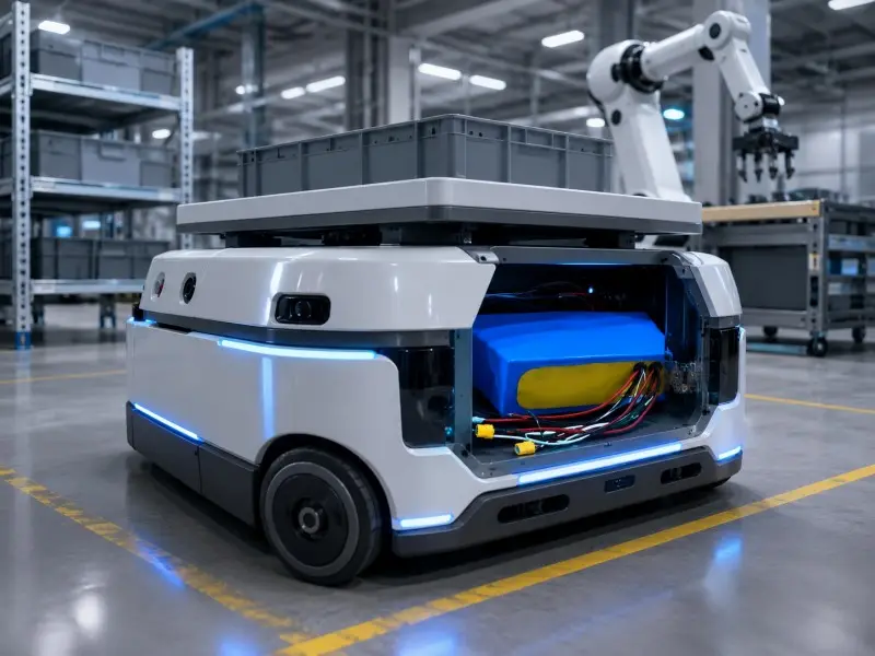 Pack batterie de robots de recharge sans fil pour équipements d’automatisation industrielle