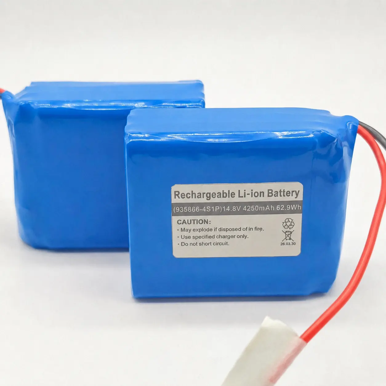 Batterie lithium-polymère basse température 4S1P de 14,8V et capacité de 4250mAh
