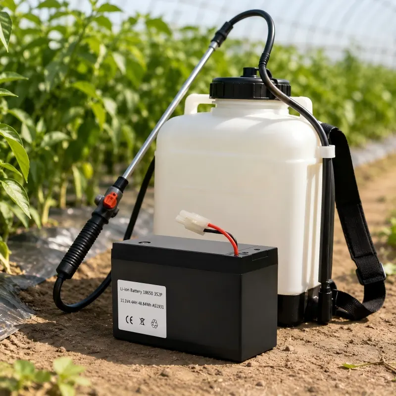 Pack batterie personnalisé 18650 pour pulvérisateurs agricoles, de jardinage et de désinfection