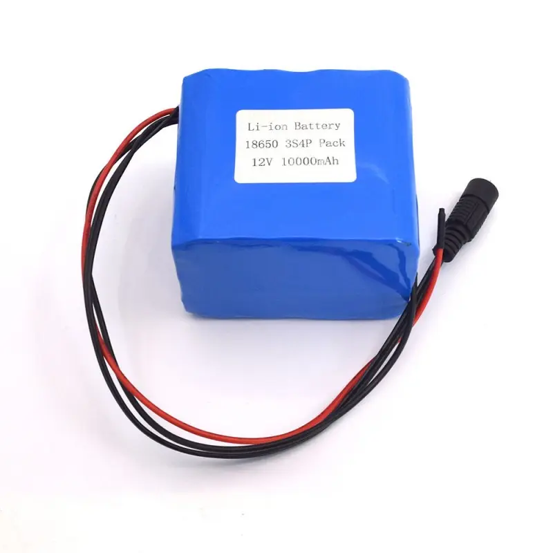 18650 11,1V 10000mAh 3S4P batterie lithium-ion pour dispositifs médicaux