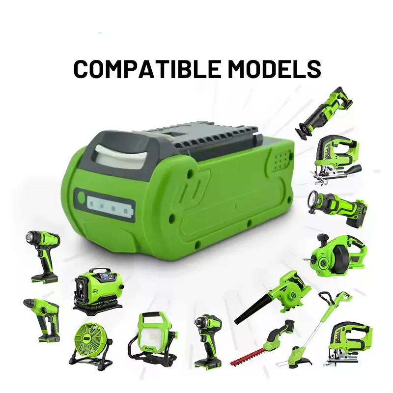 Batterie lithium 40V pour outils de jardin et appareils ménagers