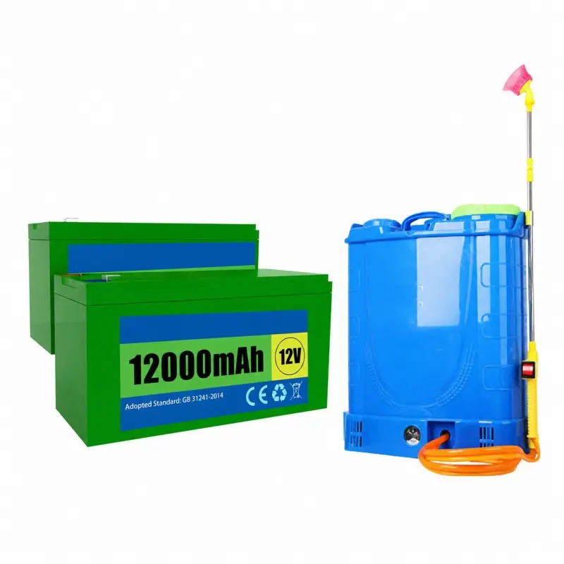 12V 12Ah 18650 de batteries lithium-ion personnalisées avec BMS pour pulvérisateurs électriques